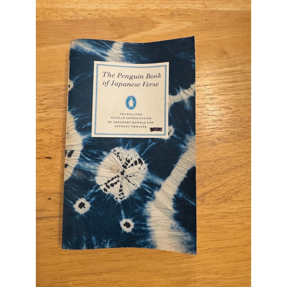 The Penguin Book of Japanese Verse 1966 Bownas Thwaite Poetry Anthology Book